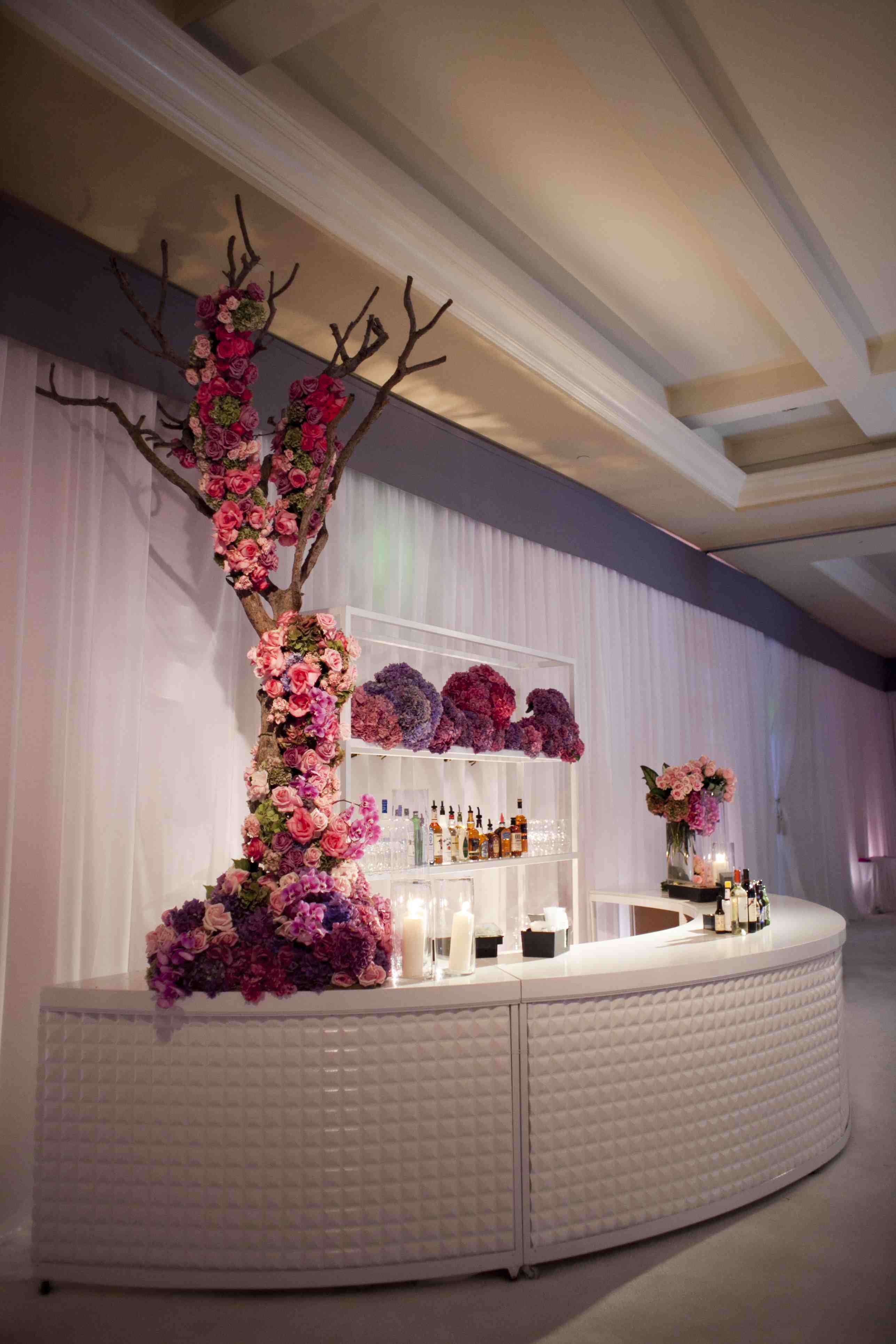 7 Different Reception Bar Designs from Real Wedding Receptions Inside